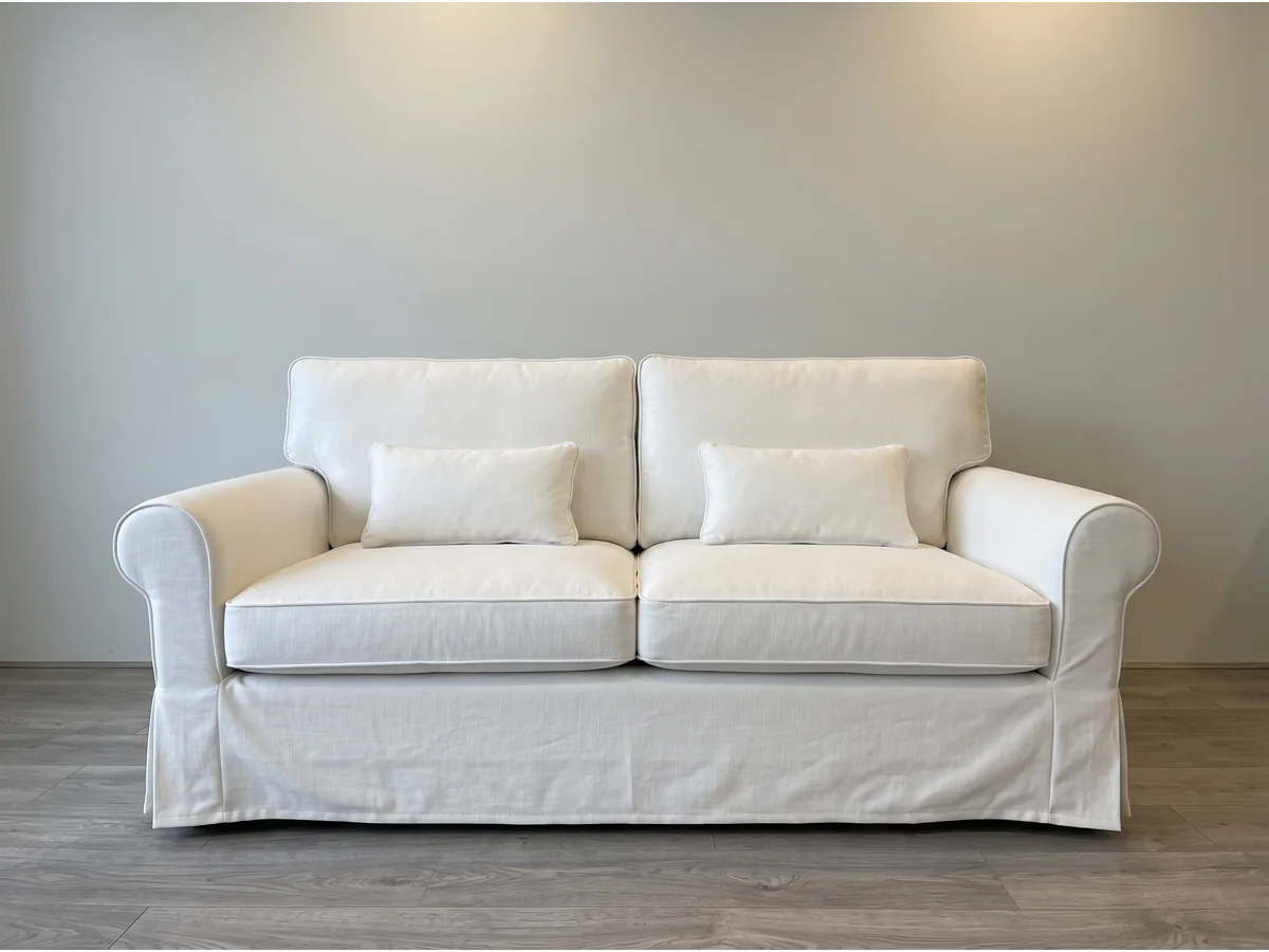 Sillón 2 Cuerpos con Funda Lavable en vista frontal, fabricado en Mar del Plata